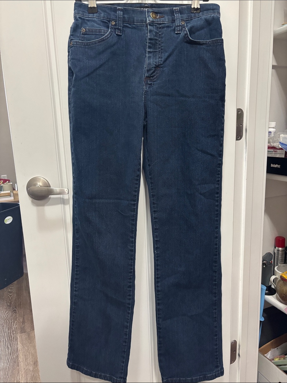 Lee Classic Dark Blue Straight-Leg Jeans